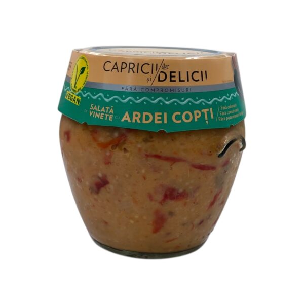 Capricii și Delicii Eggplant & Roasted Pepper Salad – 525g