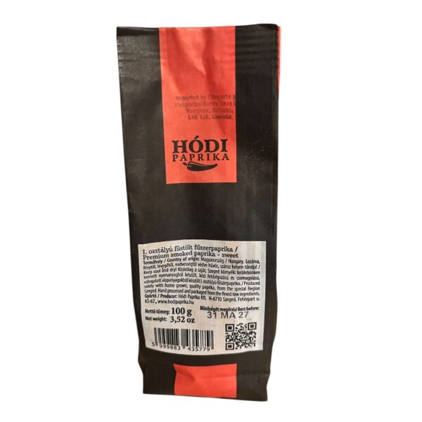 Smoked Sweet Paprika with Beech Grade A Hodi 100g - Image 3