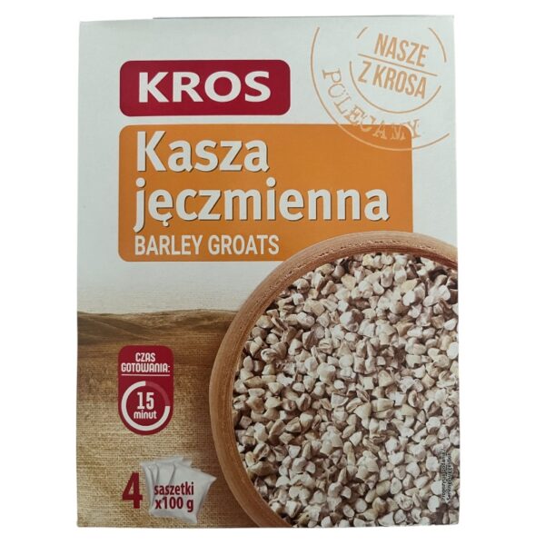 Barley Groats, Kros, 400g  (4 bags)
