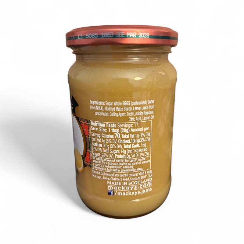 Mackays Lemon Curd 12oz (340g) - Image 3
