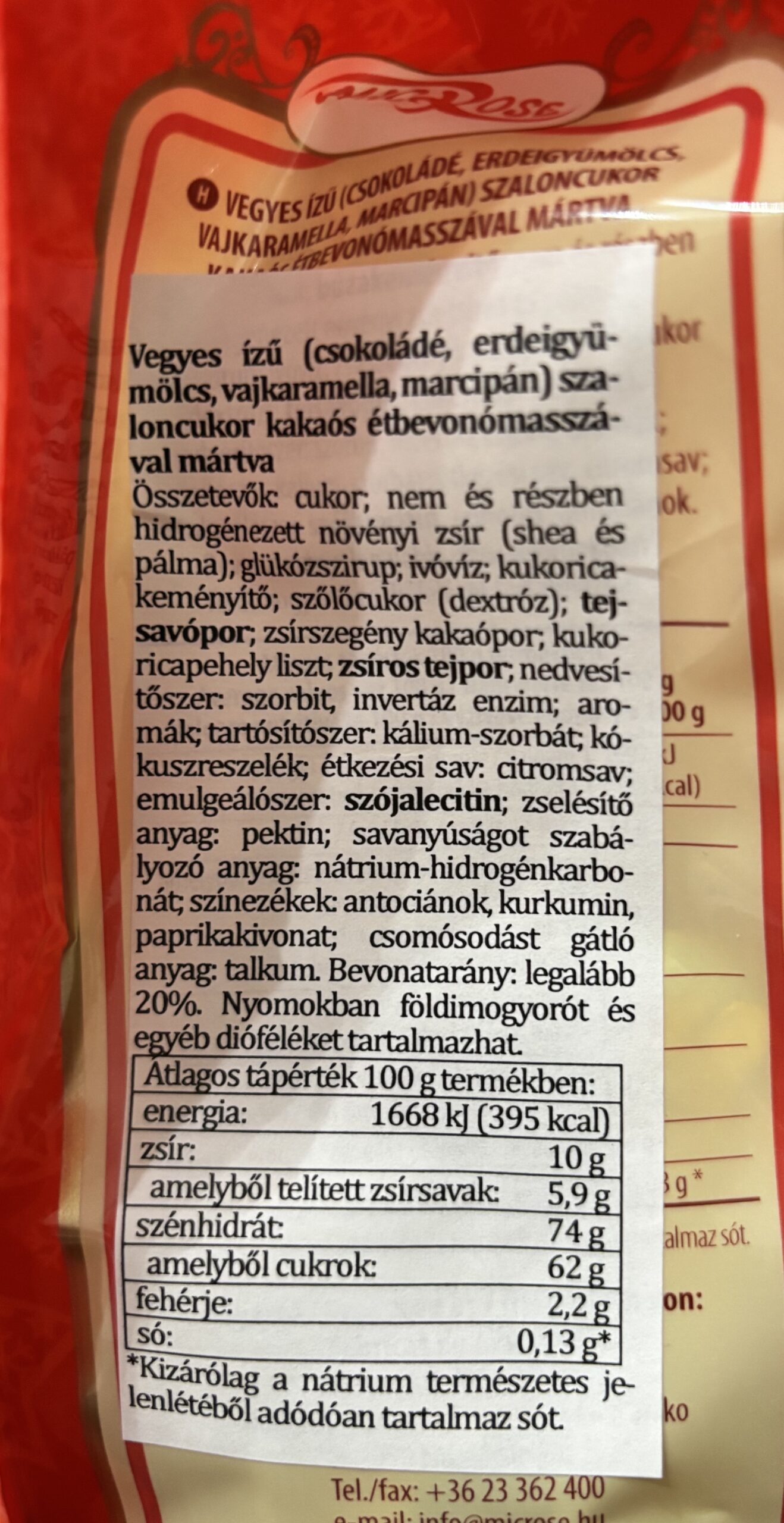 Microse Christmas Szaloncukor with Mixed Flavor, Salonky, Bomboane 300g - Image 3