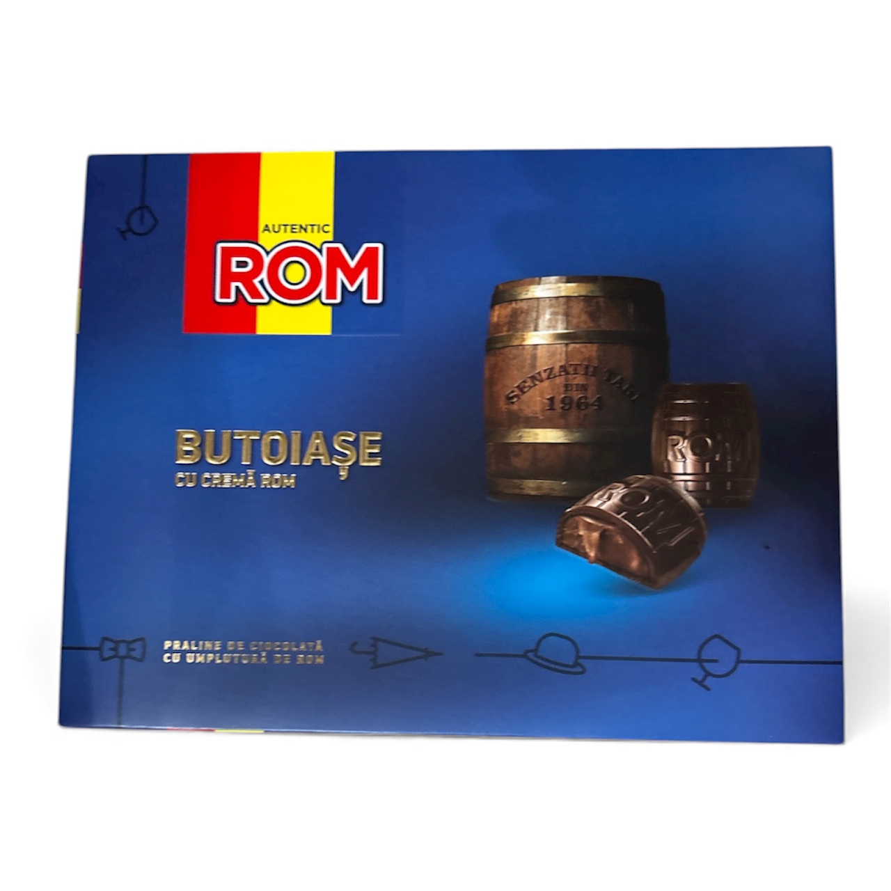 ROM Mini Barrels with Rum Filling Box, 126g