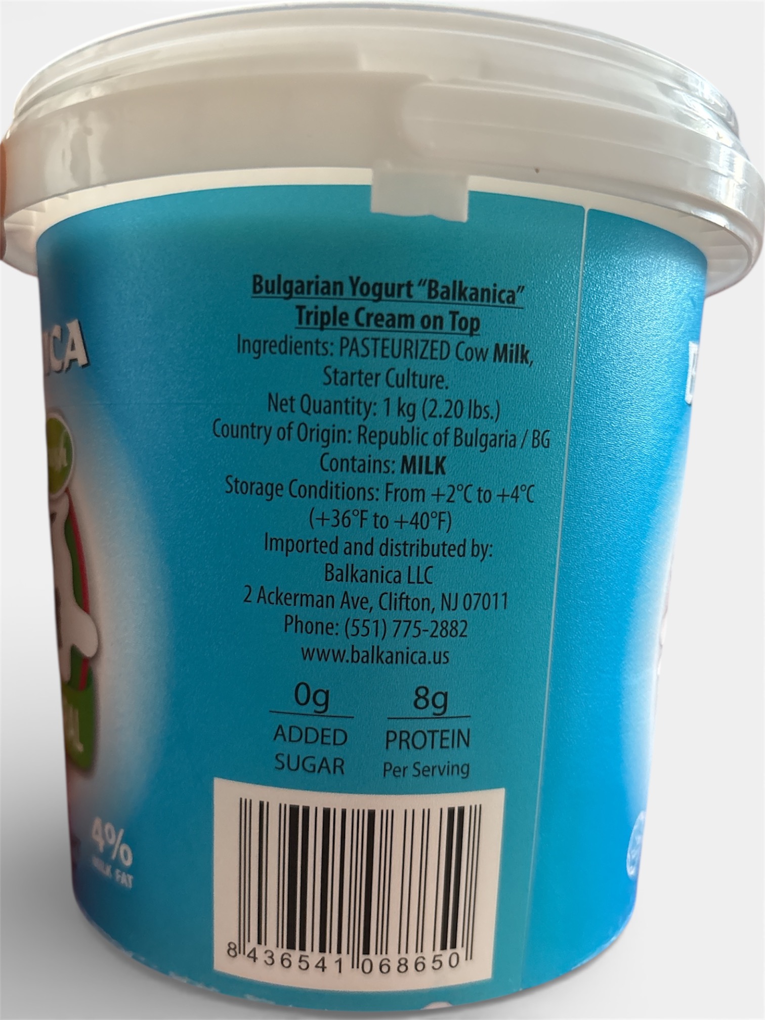 Bulgarian Yogurt, Balkanica, 2.2 lb – Triple Cream, 4% Milk Fat - Image 3