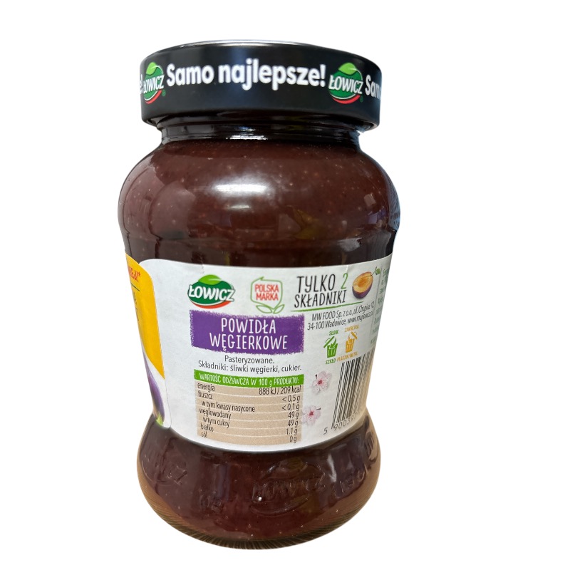 Lowicz Plum Butter 490g Powidlo Sliwkowe - Image 2