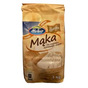 Melvit Rye Flour for Bread Baking, Mąka Żytnia do Chleba, 1kg