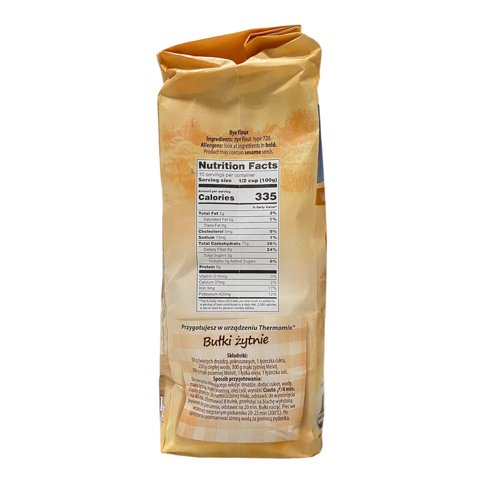 Melvit Rye Flour for Bread Baking, Mąka Żytnia do Chleba, 1kg - Image 2