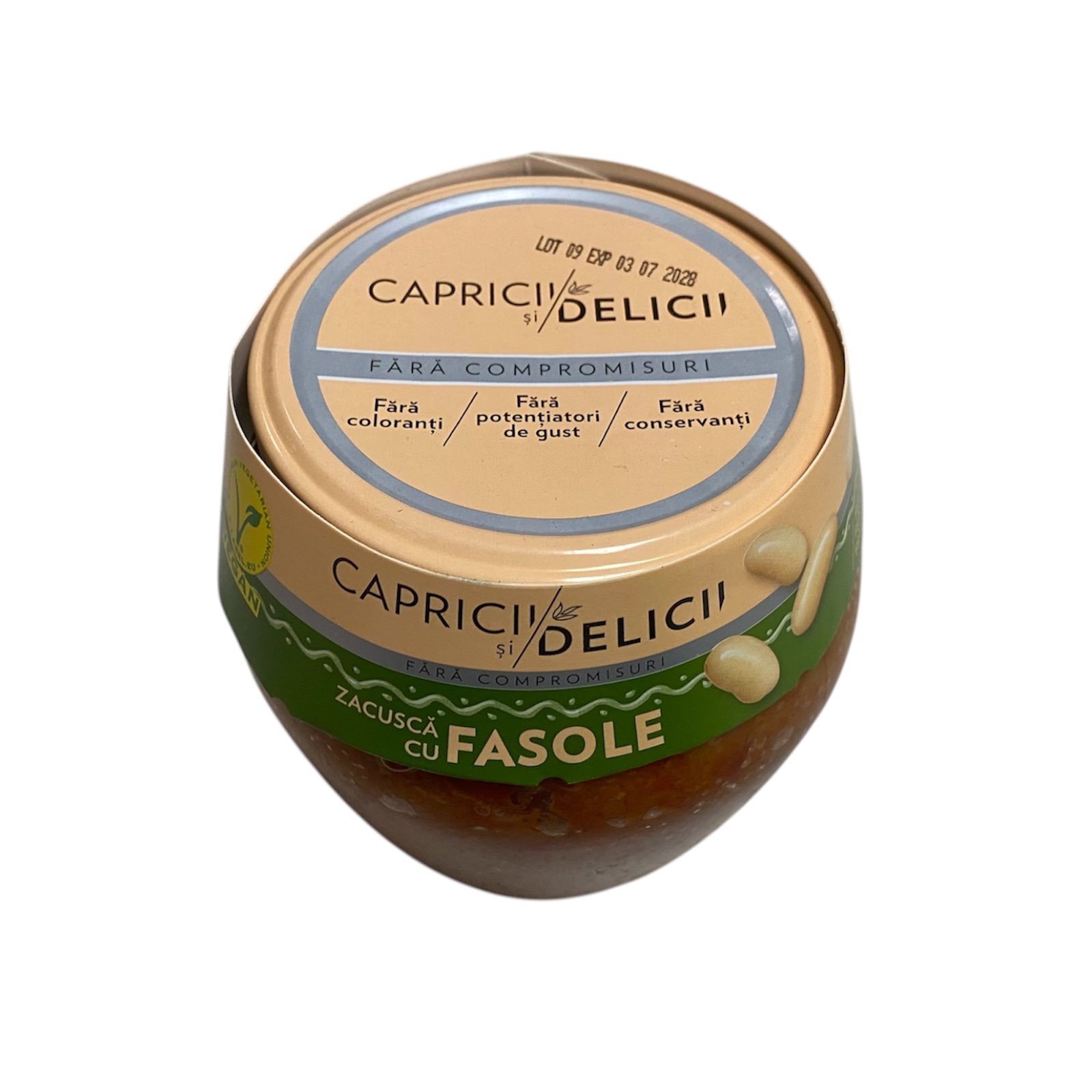 Vegetable Spread with Beans, Zacusca cu Fasole, Capricii si Delicii