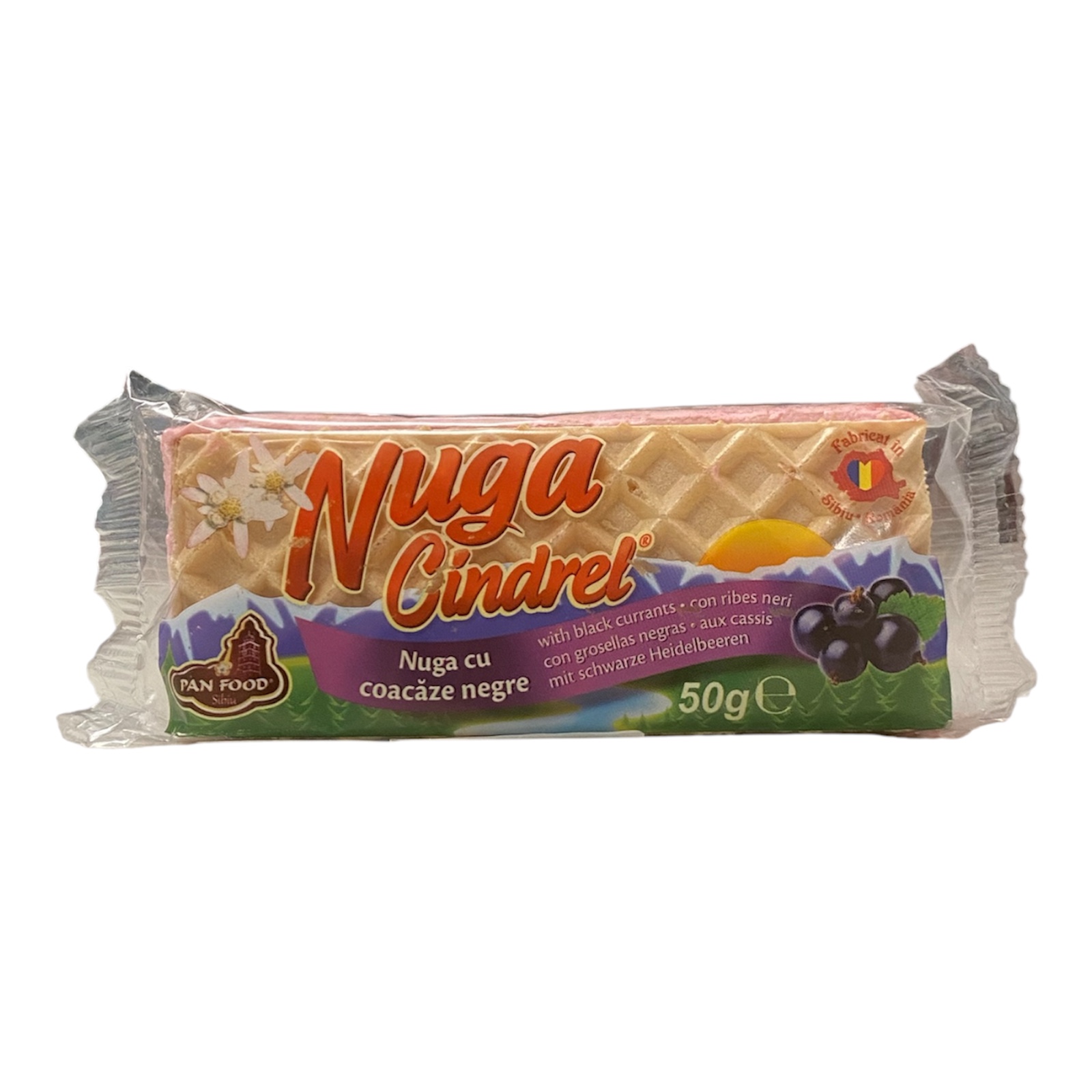 Nougat Wafers with Black Currants – Pan Food 50g