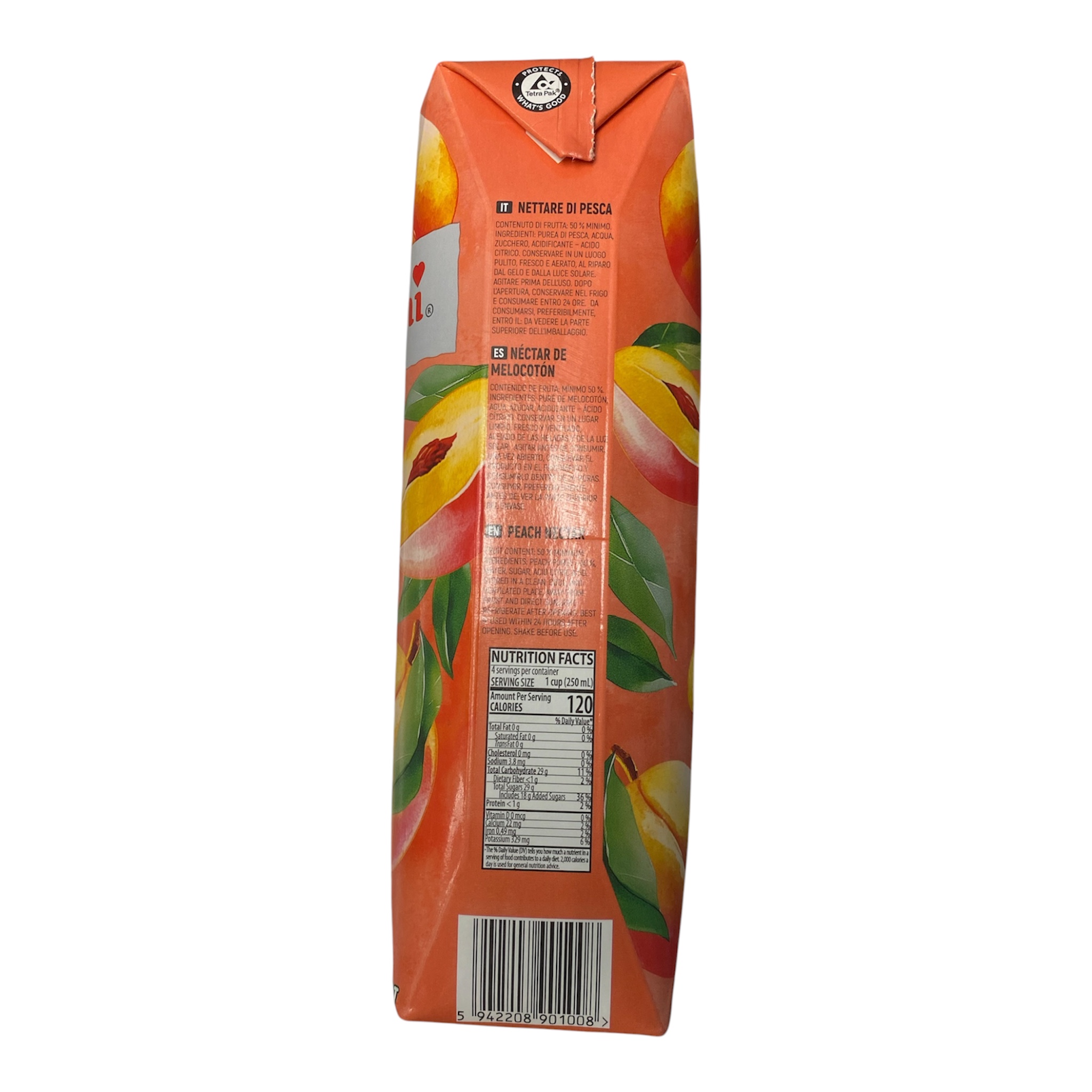 Raureni Nectar Piersici, Peach Nectar – 1L - Image 2