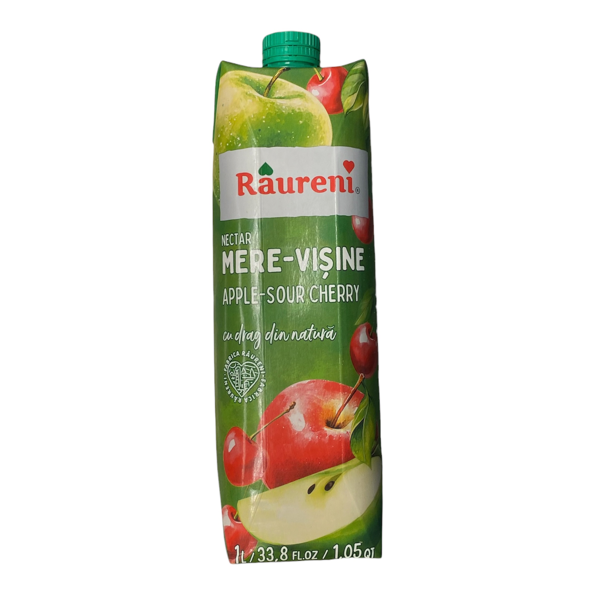 Raureni Nectar Mere-Visine, Apple & Sour Cherry Nectar – 1L