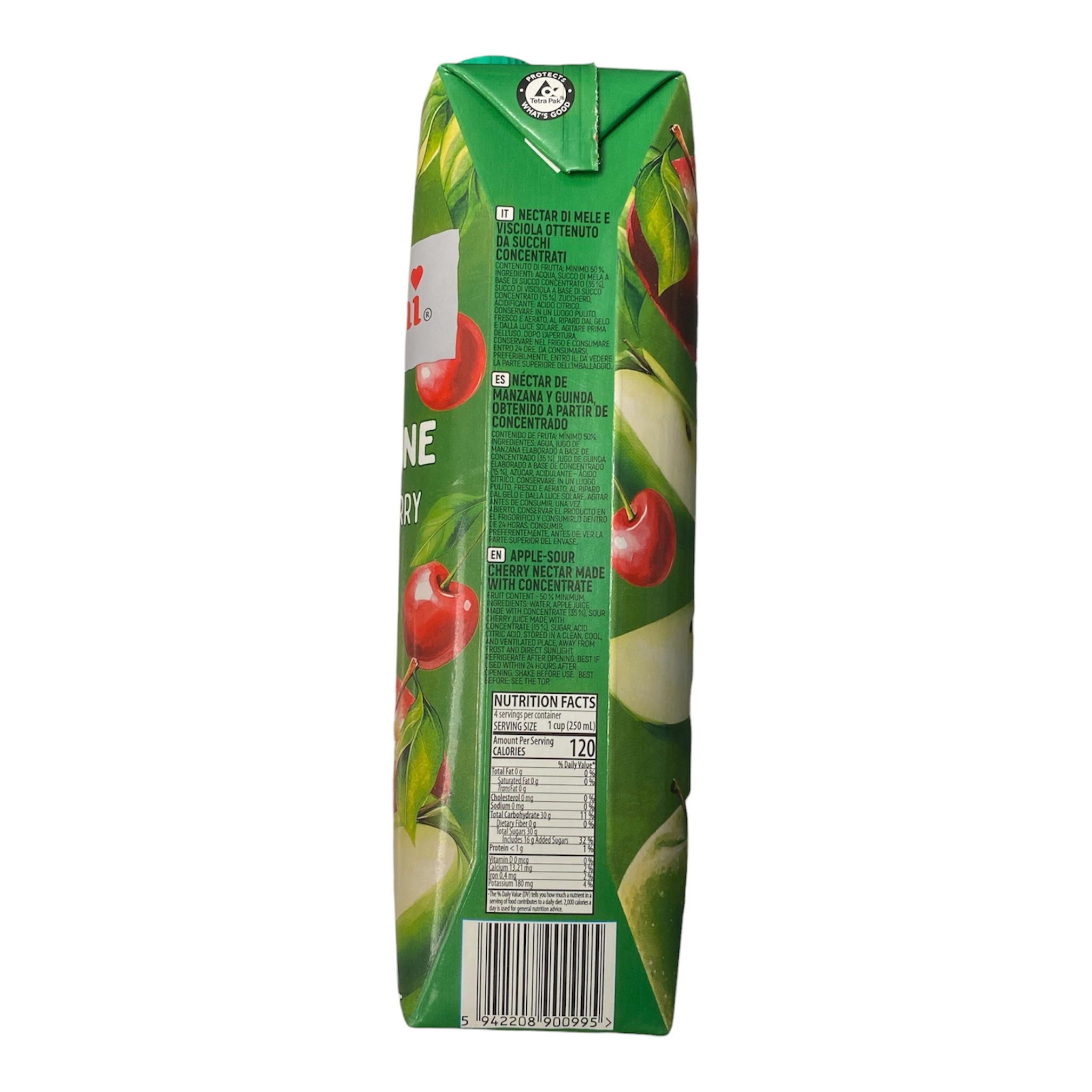 Raureni Nectar Mere-Visine, Apple & Sour Cherry Nectar – 1L - Image 2