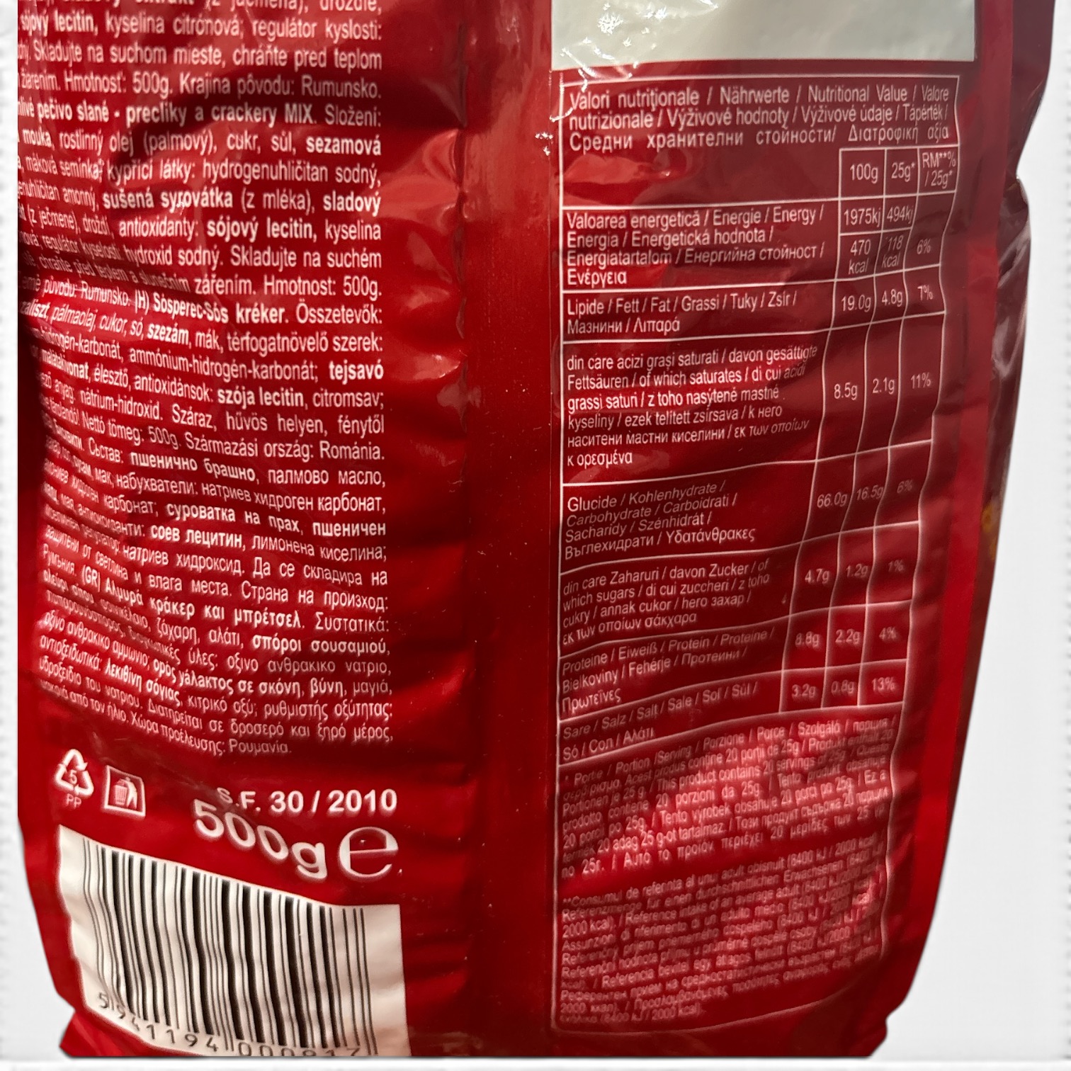 Croco Crackers and Pretzels Mix 500g - Image 2