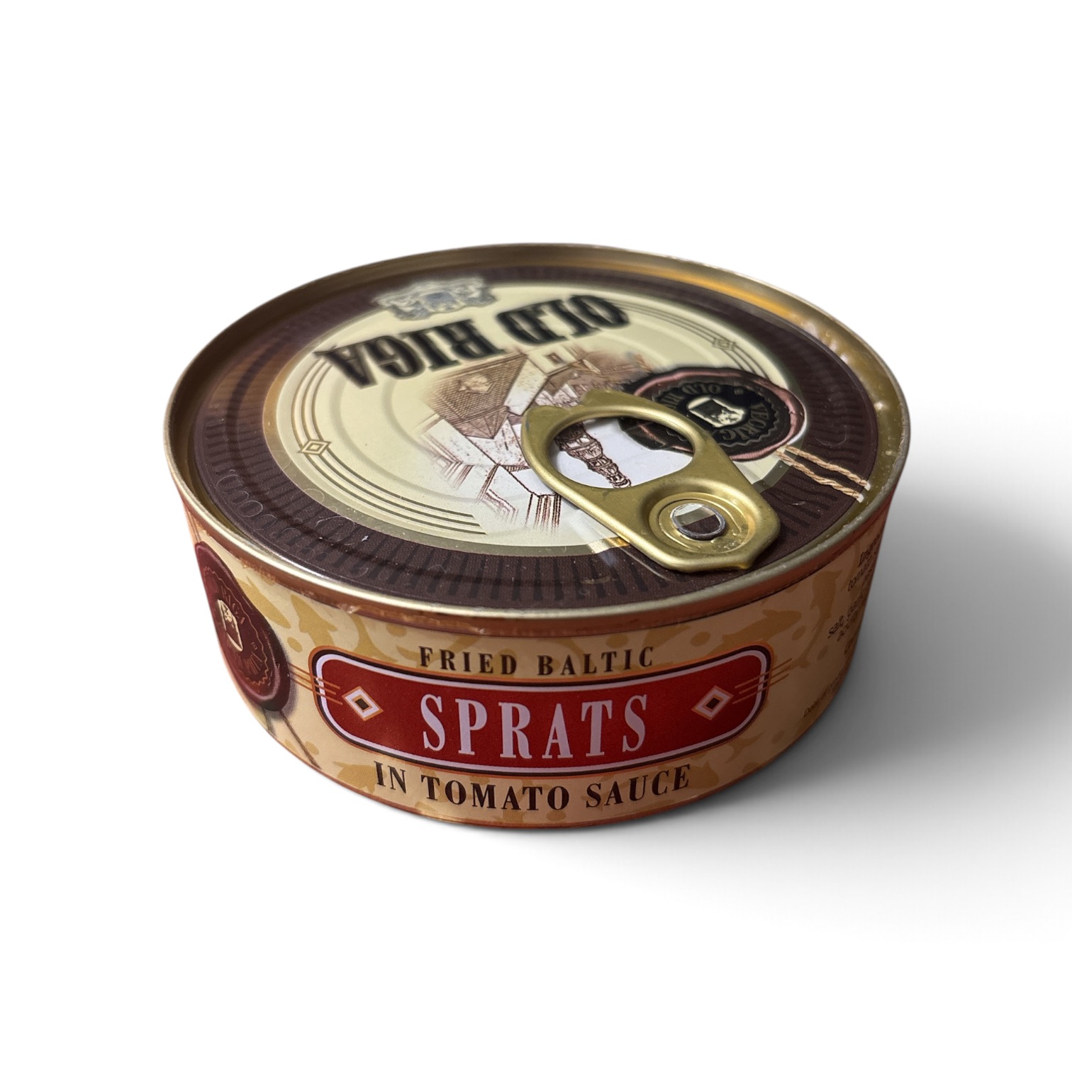 Fried Baltic Sprats in Tomato Sauce, Old Riga, 240g