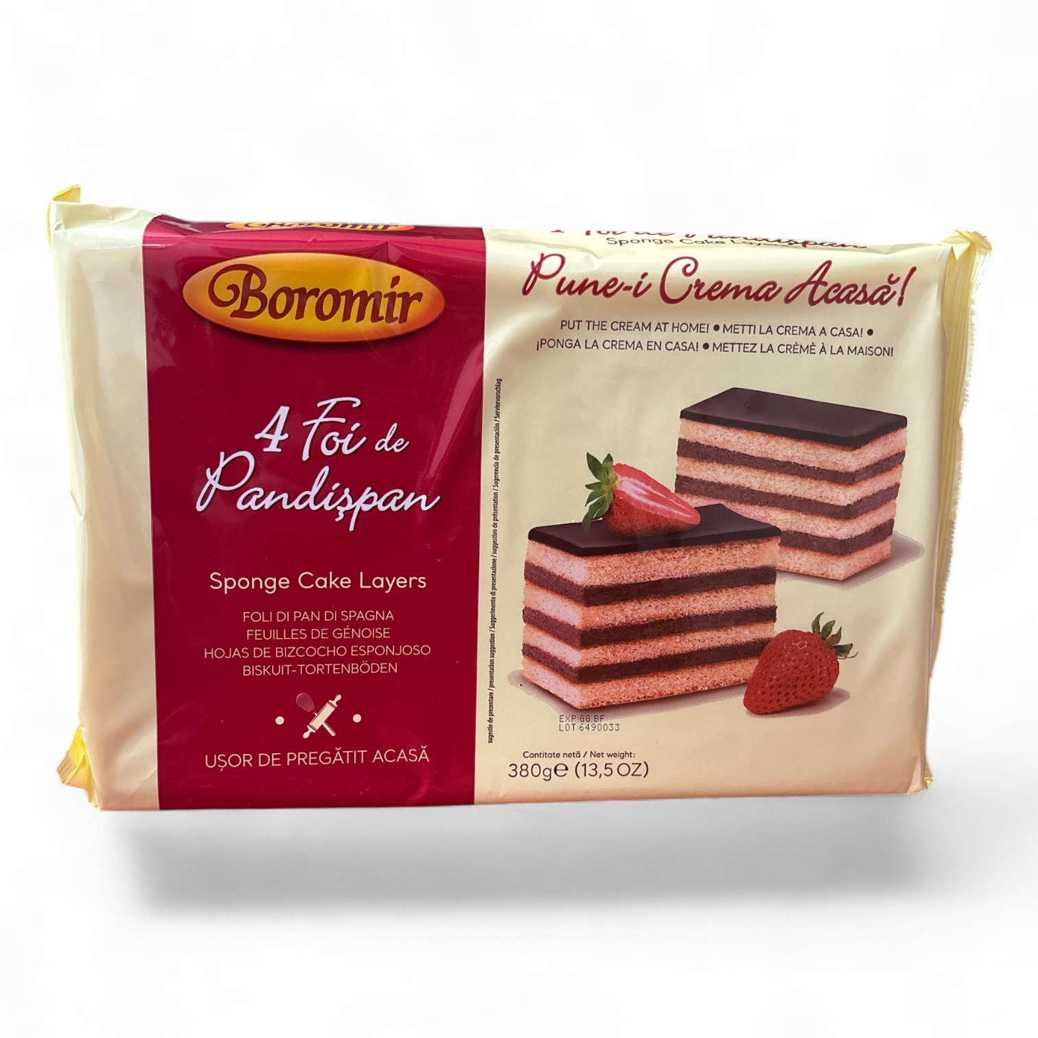Boromir Sponge Cake Layers, 4pcs